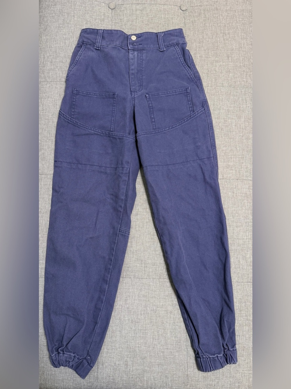 Forever 21 High Rise Purple Cargo Joggers Utility Pants XS